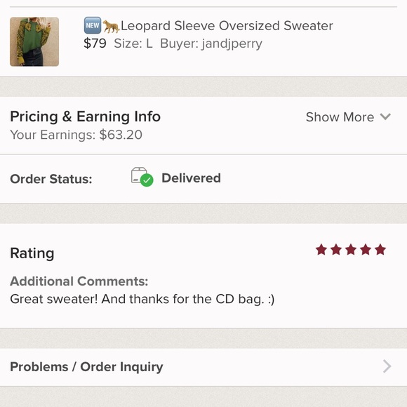 🆕🐆Oversized Leopard Sleeve Sweater - Picture 8 of 8